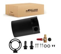 Universal 2-Port Aluminum Alloy Oil Catch Can Tank Apposito Serbatoio Olio