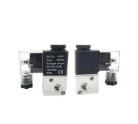 2 Position 3 Way Solenoid Valve 3V 1 - M5 / 06 Normally Closed Pneumatic Control Valve Type(DC12V_5PCS)