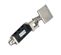 2 Posizione 5 vie Leghe di Alluminio Pneumatiche Valvole a pedale Aria Interruttori di Controllo a pedale 1/4 "Valvole pneumatiche a pedale Valvole di controllo della pressione del piede pneumatiche