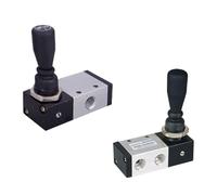 2 posizioni 3 vie pneumatiche controllo mano valve 1/4 1/8 BSP 98321/TSV98322-S/M molla loaded return meccanico lock manuale valve (TSV98321S)