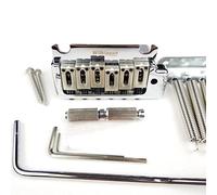 2 Post Point Chrome Silver Doppia Guitar Electric Guitar Tremolo System Bridge Per La Chitarra ST Sostituzione delle parti ponte