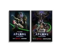 2 poster artistici da parete su tela a tema anime Arcano Arcano, poster decorativi da parete per stanza, poster decorativi con stampa artistica da 30 x 45 cm, stile