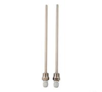 2 pozzetti termometrici in acciaio inox G 1/2 filettatura per sensore di temperatura a immersione, pressurizzati fino a PN40 massimo (8 x 250 mm)