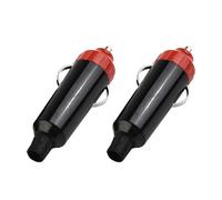 2 prese accendisigari for auto, DC 12V 24V, connettore maschio impermeabile, dimensioni 3,01"x1,08"x0,75"
