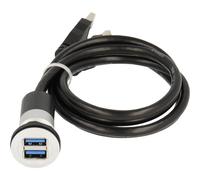 2 prese USB 3.0 A, 2 spine USB 3.0 A RRJ_2USB3 Schlegel Contenuto: 1 pz.