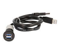 2 prese USB 3.0 A, 2 spine USB 3.0 A RRJ_2USB3_SW_150 Schlegel Contenuto: 1 pz.