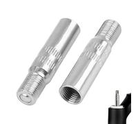 2 prolunghe gonfiatore pneumatico Trotinette 39 mm, prolunga valvola pneumatica in lega di alluminio con valvola a prova di perdite, estensione rigida, compatibile con monopattino elettrico, auto