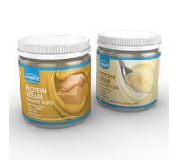 2 protein cream gusti misti (1 caramello salato + 1 crema pasticcera) - Senza Glutine - Low Carb - 2x250 g