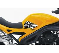2 PROTEZIONI GINOCCHIA 3D compatibili per MOTO triumph SPEED TRIPLE fino al 2013