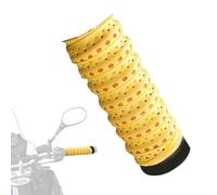 2 protezioni per manubrio in pelle da motociclista, in stile retrò, con nastro in finta pelle, morbide e antiscivolo, per manubrio, protezioni per frizione per moto