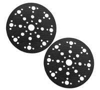 2 protezioni per piatti abrasivi con protezione in , 150 mm, 49 fori, piastra abrasiva da 150 mm, rivestimento protettivo per proteggere il piatto abrasivo, Mirka Abranet 150 mm, Bosch, Dewalt
