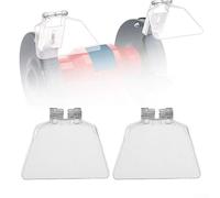 2 protezioni trasparenti di ricambio per smerigliatrice da banco, protezione per gli occhi, occhiali in plastica, copertura smerigliatrice angolare, kit di protezione per gli occhi per lavori di