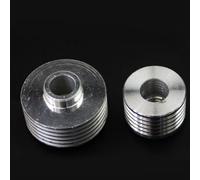 2 pulegge a testa per pialla elettrica 90, accessori di ricambio in metallo compatibili con pialle elettriche, 31,5 x 20,4 mm e 23 x 18 mm