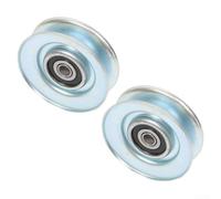 2 pulegge guida cinghia 65 mm per tosaerba sit-on | per la costruzione in metallo resistente, design resistente all'usura, resiste a terreni accidentati, lunga durata