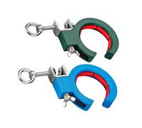 2 pulegge per cavi realizzate in acciaio inossidabile e nylon per installazioni elettriche sicure per strutture elettriche industriali
