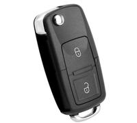 2 pulsanti di ricambio per Mk4 Bora Golf 4 5 6, cover compatibile con Passat Polo Touran T4 T5, custodia per chiavi auto pieghevole robusta e leggera senza elettronica