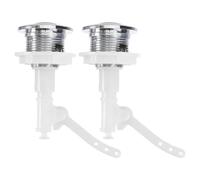 2 pulsanti for serbatoio dell'acqua del water, asta robusta for pulsante, chiusura per WC