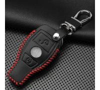 2 pulsanti per Mercedes Key Case in pelle per A180 A200 A260 e per modelli AMG fornendo resistenza ai graffi e reattività completa dei pulsanti