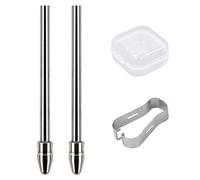 2 punte di ricambio per Samsung S Pen, Titanium S Pen Punta compatibile con Samsung Serie Note10, Note20, Tab S6 S7 S8 S9 Serie e Nuova serie S22U S23U S25U con attrezzi e scatola di immagazzinaggio