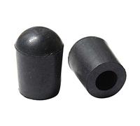 2 punte in gomma nera per puntale verticale per contrabbasso