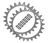 2 punte robot per tosaerba Wo-rx Landroid L, 22,5 cm in acciaio inox Traction migliorata ruota con 12 viti, adatto per robot tosaerba WR153E WR155E WR147E.1 WR148E