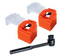 2 puntine per giradischi con spazzola di ricambio per Audio-Technica