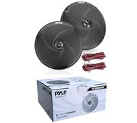 2 PYLE PLMRS8B altoparlanti fullrange marini neri 8" per mare imbarcazioni barca