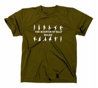 #2 Python Del Monty Divertente T-Shirt Ministry Of Silly Walks Maglietta Schizzo