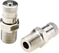 2 pz 1/8 di pollice BSPT BSP Schrader Serbatoio Valvola 25mm Ruota Compressore D'aria 35 Bar 500 PSI