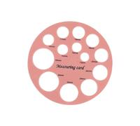 2 pz/1 righello di misurazione multiuso in silicone per scudo del seno e capezzoli con scala millimetrica trasparente guida calibro capezzoli in silicone per uso alimentare