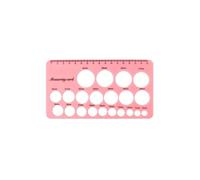 2 pz/1 righello di misurazione multiuso in silicone per scudo del seno e capezzoli con scala millimetrica trasparente guida calibro capezzoli in silicone per uso alimentare