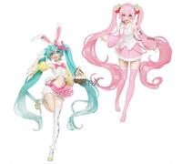 2 Pz 10-17 Cm Anime Rosa Hatsune Miku Figure Rosa Sakura Miku Verpvc Modello Giocattoli Miku Speelgoed Ragazze PVC Figura Giocattolo Bambini Giocattoli
