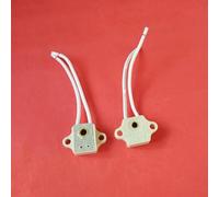 2 pz 10 pz 6V20W portalampada speciale for lampada a fessura G4 portalampada portalampada in ceramica(2PCS)