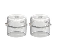 2 pz 100 ML Blender Jar Coperchio PC Misurino Coppa di Copertura per TM31 Accessori Parte di Ricambio Tazze di Misurazione Coperchi di Ricambio Frullatore Jar Coperchio Tappi