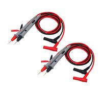 2 pz 1000 V 20A Multimetro Tester Ago Sonda di prova placcata in oro Cavi di