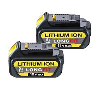 2 pz 18V 5.0Ah sostituzione della batteria di ricambio per Dewalt compatibile con Dewalt DCS355N-XJ, DCW210N-XJ, DCM563PB-XJ, DCG405N, DCD796N, DCW210N-XJ, DCS571N, DCS335N, DCV517, DCG412N