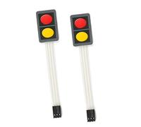 2 pz 2 Tasti Interruttore A Membrana FAI DA TE Tastiera Rosso/Giallo Pulsanti PET Pannello di Controllo Interruttore Doppio Pulsante Membrana Pulsante