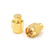 2 pz 2 W 6 GHz 50 Ohm SMA Maschio RF Coassiale Terminazione di Carico Fittizio Tappo Placcato Oro Connettori Accessori