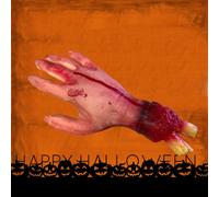 2 Pz 25x10 cm Donne Mano Sangue Orrore Decorazione di Halloween Separata