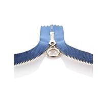 2 pz 3# Cerniera in metallo 15/20/30/40cm Chiusure lampo per borse porta abiti Accessori per cucire, 30cm