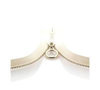 2 pz 3# Cerniera in metallo 15/20/30/40cm Chiusure lampo per borse porta abiti Accessori per cucire, Beige, 20cm