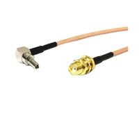 2 pz 3G Cavo Modem USB CRC9 Interruttore Ad Angolo Retto SMA/FME/F/TNC Maschio Femmina Treccia Adattatore RG316 Connettore del Cavo(SMA female,15cm)