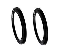 (2 pz) 49-58MM Step-Up Ring Adapter, 49mm a 58mm Step Up Anello Filtro 49mm Maschio 58mm Femmina Stepping Up Ring per Obiettivo Fotocamera DSLR e ND UV CPL Filtro Infrarossi