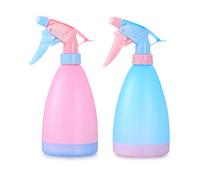 2 Pz 500 ML Spruzzino Nebulizzatore, Nebulizzatori Spray per Piante, Plastica Vuoto Acqua Bottiglie, Flacone Spray per Vuoto, per Giardino, Fiori Casa, Pulizia Della Cucina, Parrucchiere - Blu/Rosa