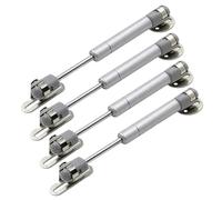 2 pz 6/8 pollici Molle A Gas 100N Struts Ascensore Supporta Ammortizzatori Soft Close Cerniere Mobili Porta Dell'armadio Coperchio Soggiorno(8IN Silver,2Pcs)