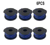 2 Pz / 6 Pz 12.2m/12.1M Nero Decespugliatore Linea Bobina A6441 & A6441-XJ &