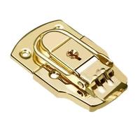 2 pz Acciaio Inossidabile Cromato Chiusura a Levetta for Petto Scatola Valigia Strumento Cabinet Raccordo Cintura di Blocco Hasp Fibbia Hardware(6407b Au)