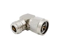 2 Pz Ad Angolo Retto N Maschio A N Femmina Adattatore Coassiale RF Coassiale Tipo N Spina A Jack 90 Gradi Connettori for Ham Radio Antenna
