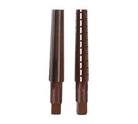 2 pz Alesatori Set Acciaio al carbonio ad alto tenore Metrico Codolo cilindrico Alesatore grezzo Mano Morse alesatore conico Alesatore HSS Utensili da taglio Morse(MT3#)