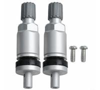 2 pz Alluminio Tubeless Pneumatico Stelo Valvola con Porta di Collegamento 7 5mm per Sistemi di Sensore di Monitoraggio della Pressione dei Pneumatici